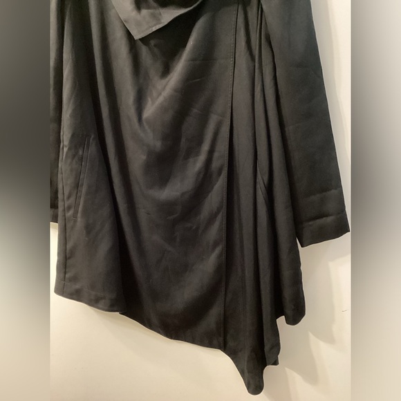 All Saints Aiko Black Monument Coat Size 00 - Picture 6 of 12